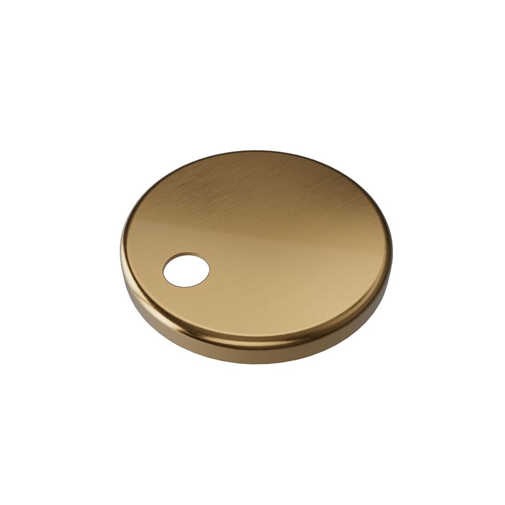 Britton Brushed Brass Toilet Seat Hinge Covers